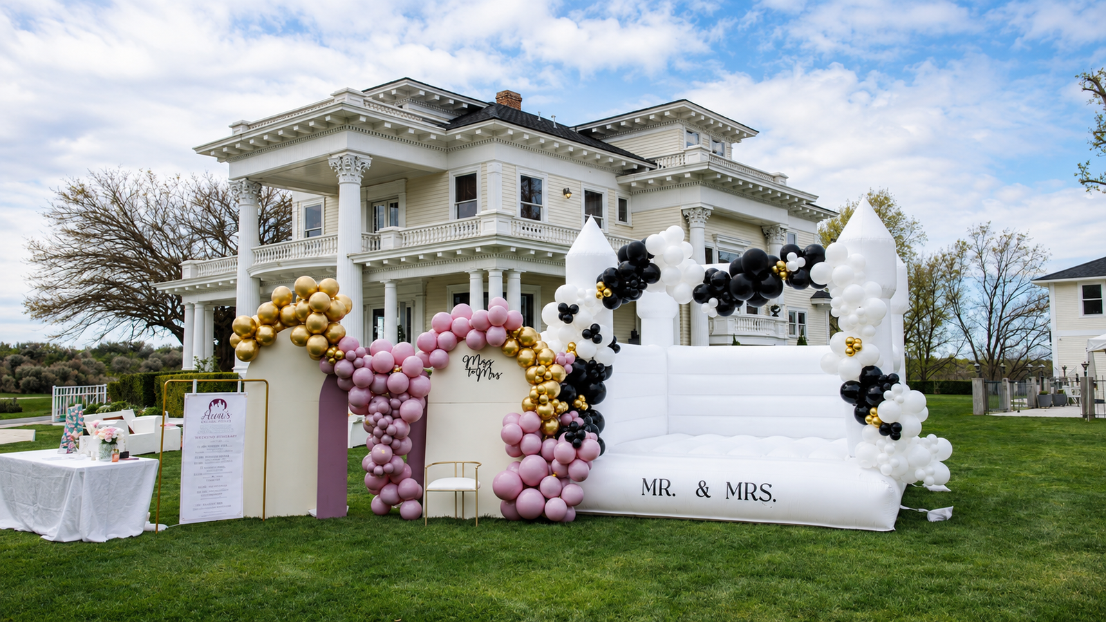Custom Luxe Wedding Arch