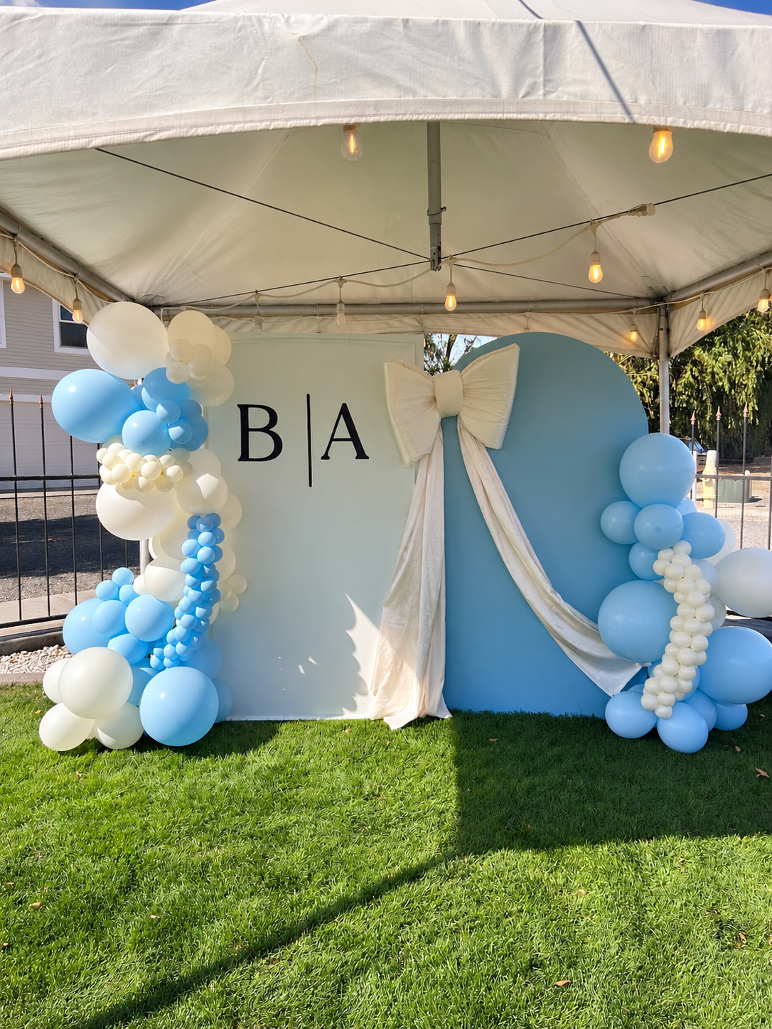 Custom Luxe Wedding Balloon Backdrop